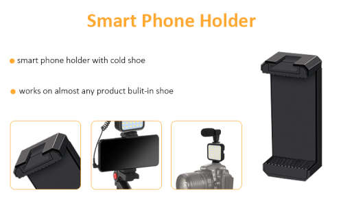 Complete Video Vlogging Kit - Microphone - 36 LED Light - Tripod Phone Holder - Remote Control