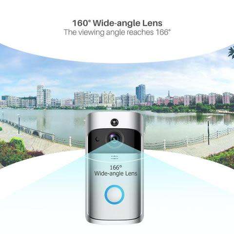 Wireless Wifi Doorbell Camera : Let You Answer The Door No Matter Where You Are!