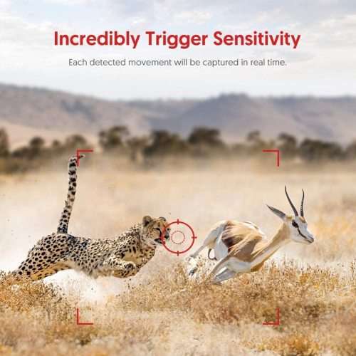 5MP Waterproof Game Trail Hunting Camera - IR Night Vision - Auto IR Cut - HD Video Function