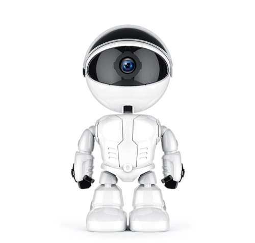5MP Portable Smart Wifi Robot IP / Nanny Camera - Two Way Audio - HD - Motion Detection