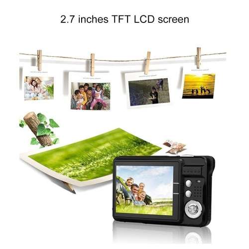 18MP - 2.7Inch TFT LCD Display - 8x Zoom HD Digital Camera - Anti Shake