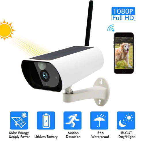 NEW ARRIVAL - Wireless Solar Charged WIFI Dome Camera - 2MP - 1080P HD - Two Way Audio - NO WIRING