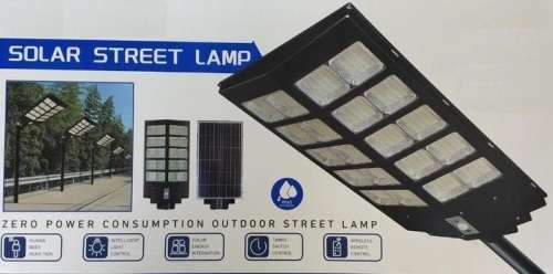 1000W High Quality Solar Charged - Double Sided - LED Street Light - 20 Node - Remote Controlled