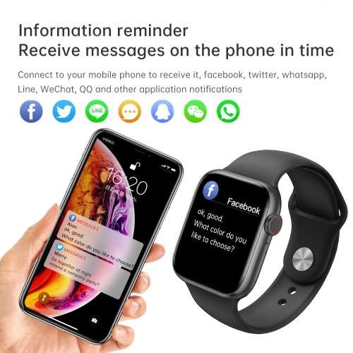 T800+ Smart Watch - 1.72" Screen - B/Tooth Calling - Dual UI Menu - Health Monitoring - Sport Mode