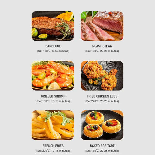15L Multifunction Electric Air Fryer Oven - LED Digital Display - Large Capacity - Living Healthier