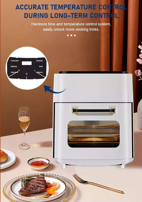 15L Multifunction Electric Air Fryer Oven - LED Digital Display - Large Capacity - Living Healthier