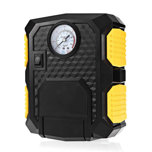 12V Air Compressor Pump -Tyre Inflator - Portable - Gauge Indicator - Built In Torch Light