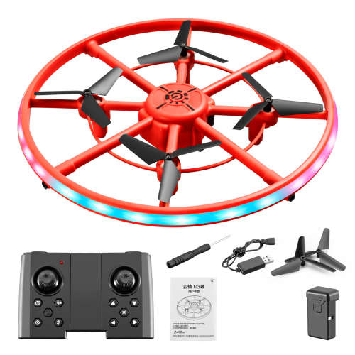 G5 UFO QuadCopter Drone - Auto Obstacle Avoidance - LED Lights - Dual Mode Flight - 360 Stunt