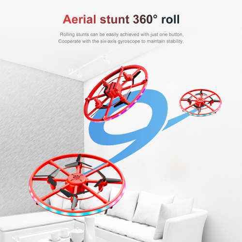 G5 UFO QuadCopter Drone - Auto Obstacle Avoidance - LED Lights - Dual Mode Flight - 360 Stunt