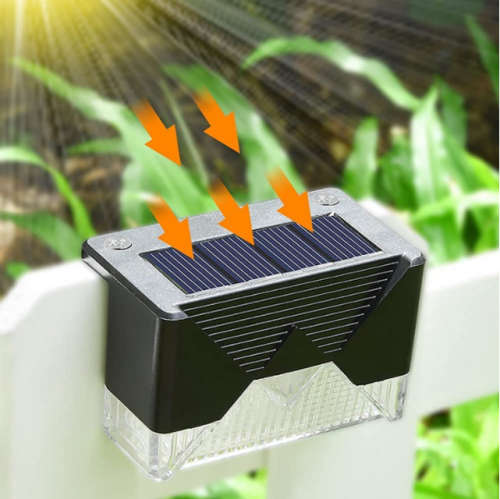 LED Solar Multi-Functional / Deck Lights - Pack of 4 -