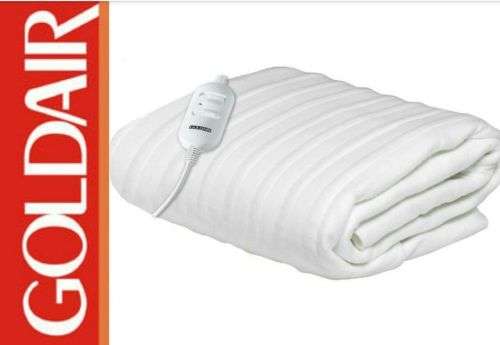 Goldair Queen Fully Fitted Electric Blanket - Dual Control - 3 Heat Settings
