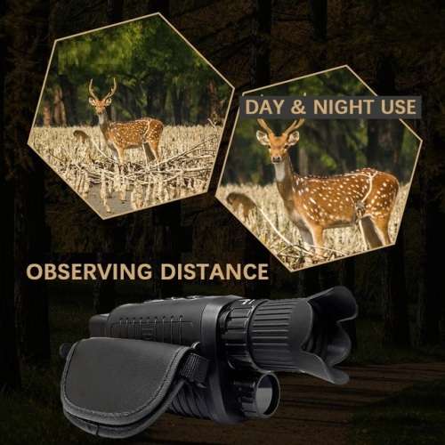 Digital Night Vision Monocular Camera Recorder - Manual Focus - Zoom Function