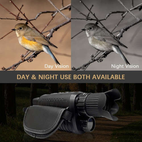 Digital Night Vision Monocular Camera Recorder - Manual Focus - Zoom Function