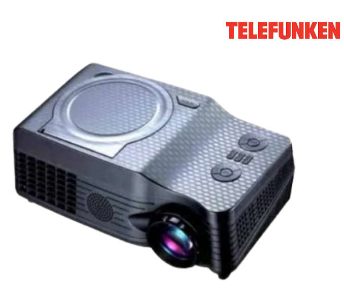 Telefunken Projector with DVD Player - Up to 150inch Projection Size