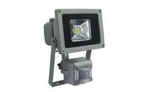 10W PIR Sensor LED Flood Light - Cool White
