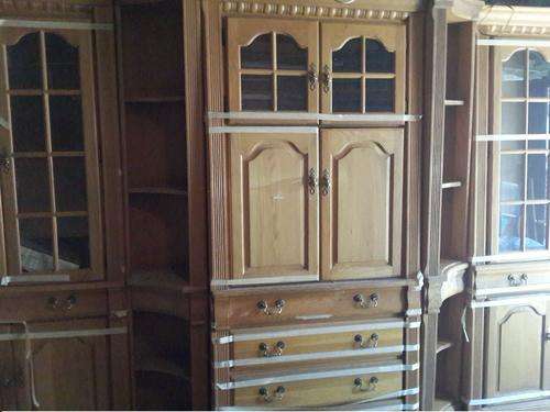 5 Piece Solid Oak Wall Unit