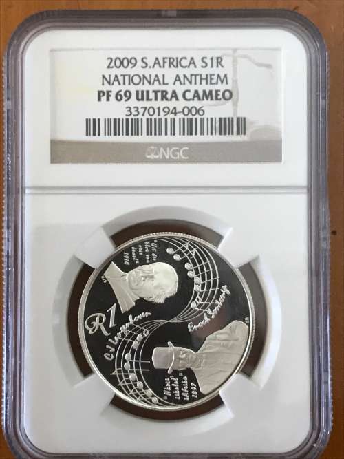 2009 Silver R1 National Anthem PF 69