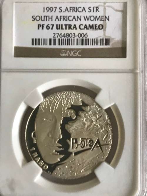 1997 South African Women PF 67 Ultra Cameo