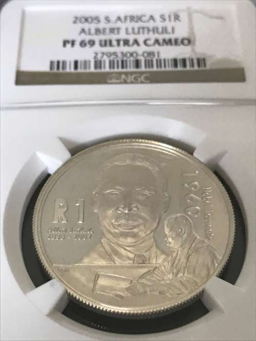 2005 Albert Luthuli PF69 Ultra Cameo