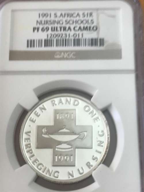 1991 Silver R1 Nursing Schools PF 69 Ultra Cameo