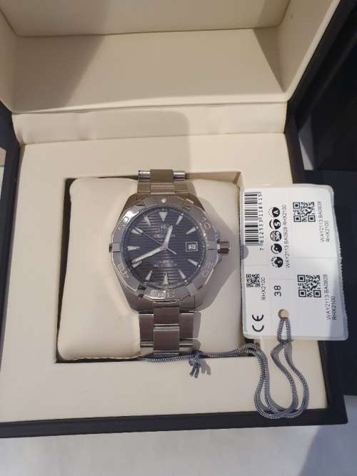 Tag Heuer Aquaracer Calibre 5 Automatic 43mm SS Gents Sports Dive Watch way2113.ba0928
