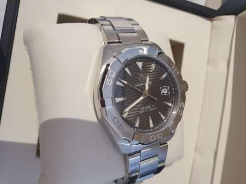 Tag Heuer Aquaracer Calibre 5 Automatic 43mm SS Gents Sports Dive Watch way2113.ba0928