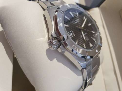 Tag Heuer Aquaracer Calibre 5 Automatic 43mm SS Gents Sports Dive Watch way2113.ba0928