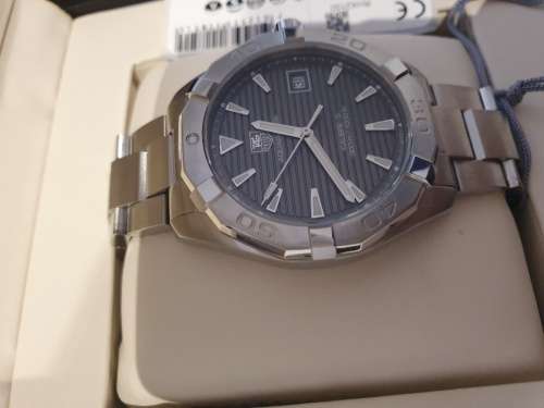 Tag Heuer Aquaracer Calibre 5 Automatic 43mm SS Gents Sports Dive Watch way2113.ba0928