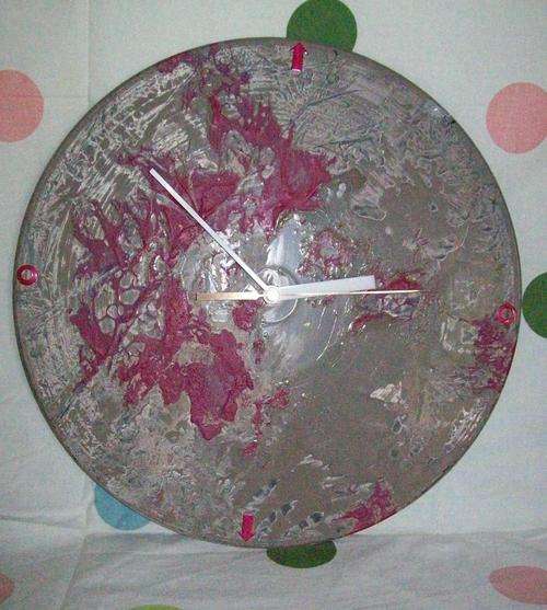 Wall Clock: Handmade One of a Kind