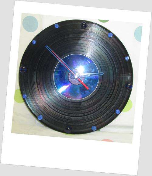 Wall Clock: Handmade One of a Kind