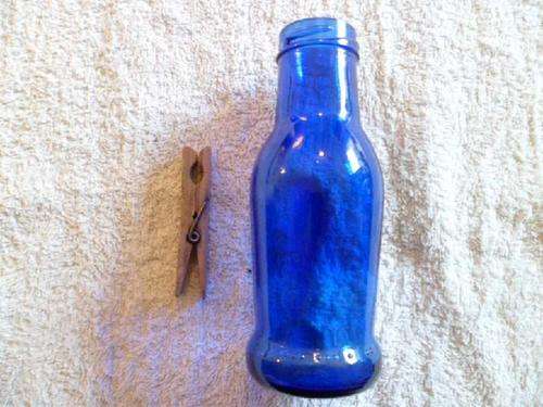 Blue Glass Bottle