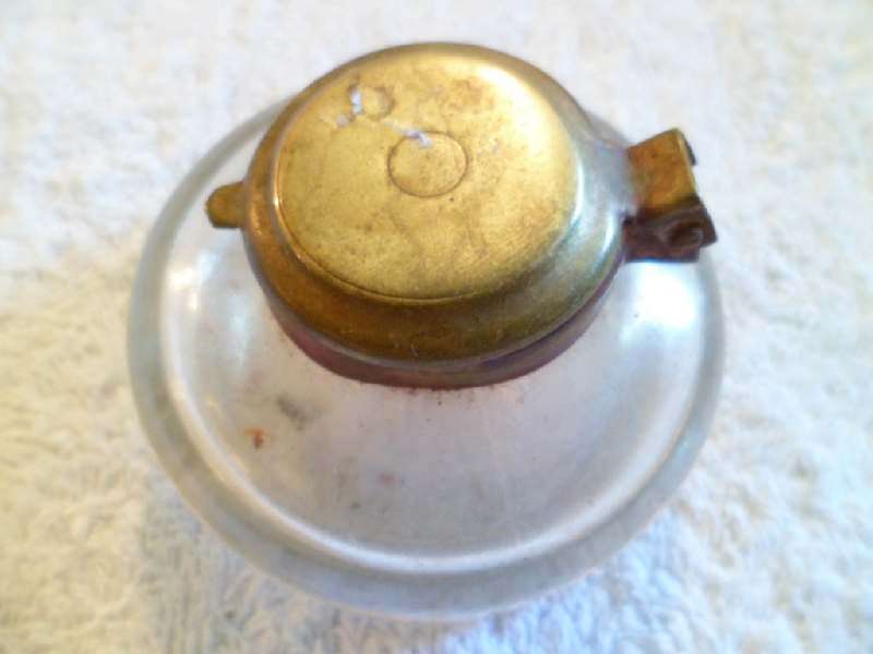 Old Ink Bottle with Lid