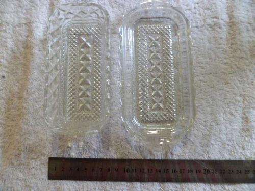 Narrow Glass Dish with Lid