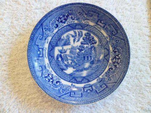 Small Willow pattern plate - Myott