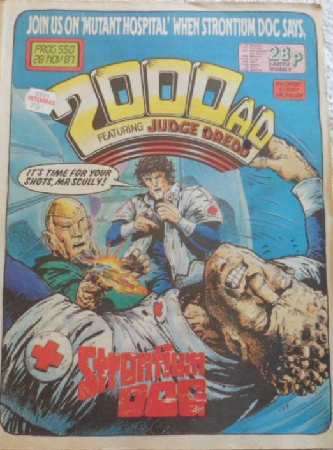 2000AD featuring Judge Dredd Prog 550
