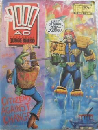 2000AD featuring Judge Dredd Prog 555