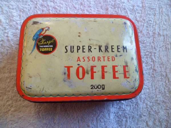 Old Sharp's Toffee Tin full of old Buttons