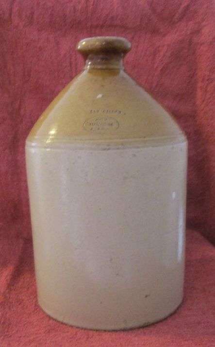 Vintage One Gallon Stoneware Bottle marked Made in Vereeniging, South Africa
