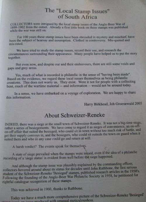 The Pseudo-Siege of Schweizer-Reneke - Harry Birkhead and Joh Groenewald