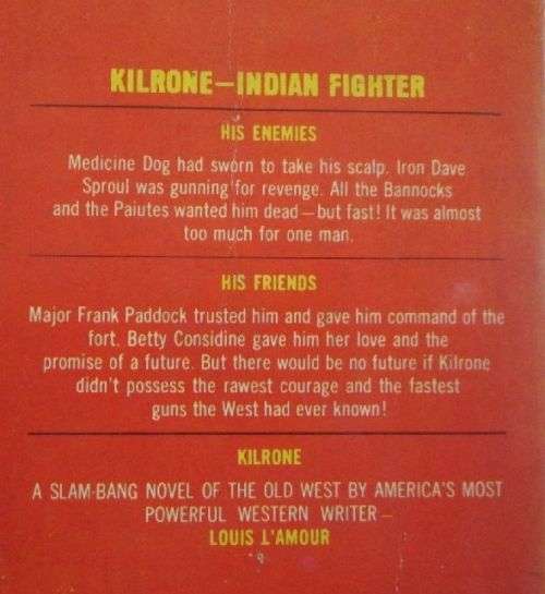 Kilrone - Louis L'Amour - Western