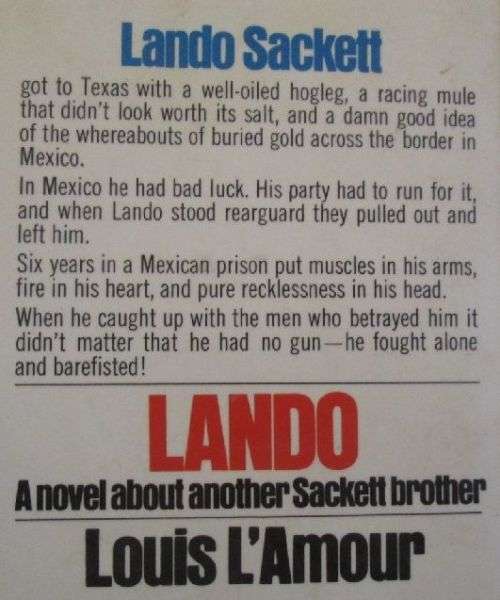 Lando - Louis L'Amour - Western