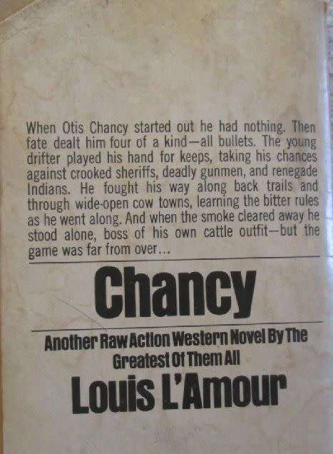 Chancy - Louis L'Amour - Western
