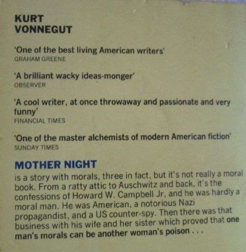 Mother Night - Kurt Vonnegut