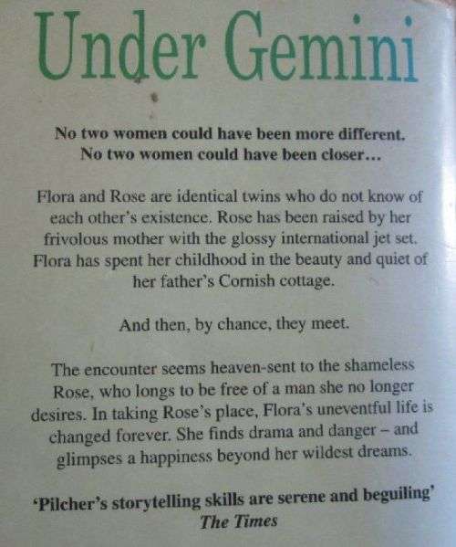 Under Gemini - Rosamunde Pilcher