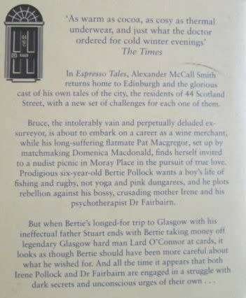 Espresso Tales - A 44 Scotland Street Novel - Alexander McCall Smith