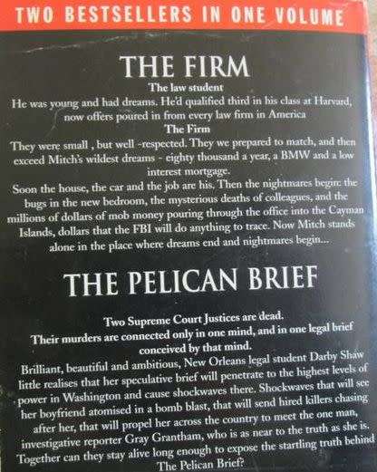 The Firm & The Pelican Brief - John Grisham
