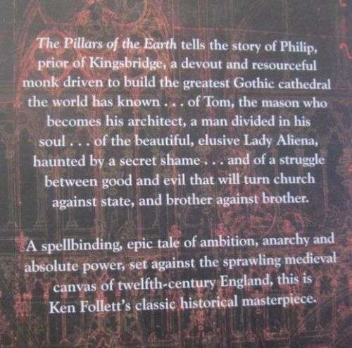 The Pillars of the Earth - Ken Follett - The Classic Materpiece - Excellent Condition