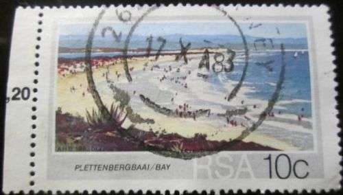 RSA 1983 Tourism Beaches - 10c used