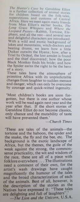 The Hunter's Cave - Geraldine Elliot