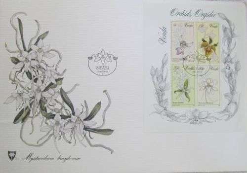 Venda - 1981 Orchids MS FDC S1